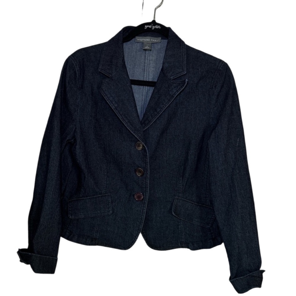 Josephine Chaus Jean/Denim Jacket | Cotton Blend | Size 8